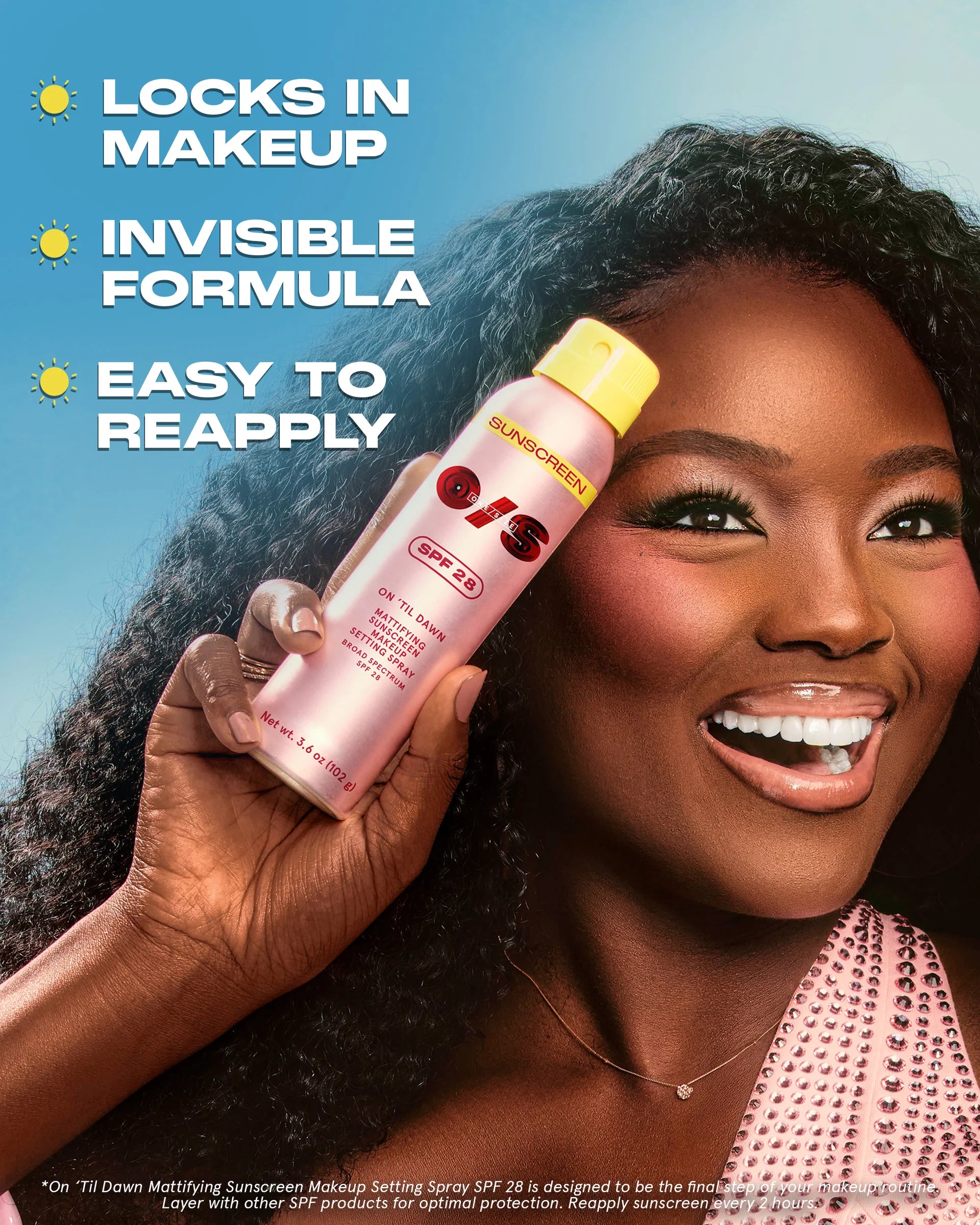 One Size - Spf 28 On 'Till Dawn Mattifying Sunscreen Makeup Setting Spray