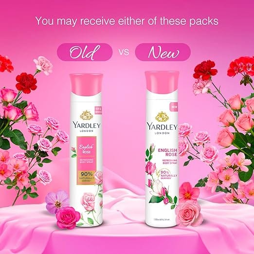 Yardley London - English Rose Refreshing Body Spray (150ML)