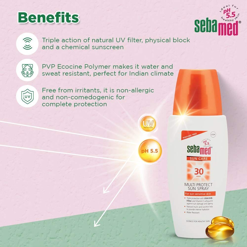 Sebamed - Suncare 30 High Multi Protect Sun Spray (150ML)
