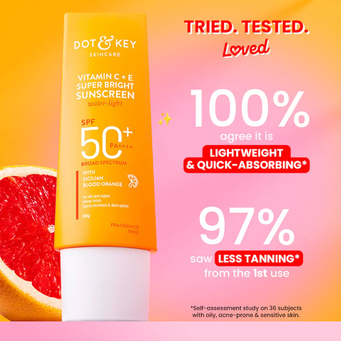 Dot & Key - Vitamin C + E Super Bright Sunscreen SPF 50 PA++++ (80g)