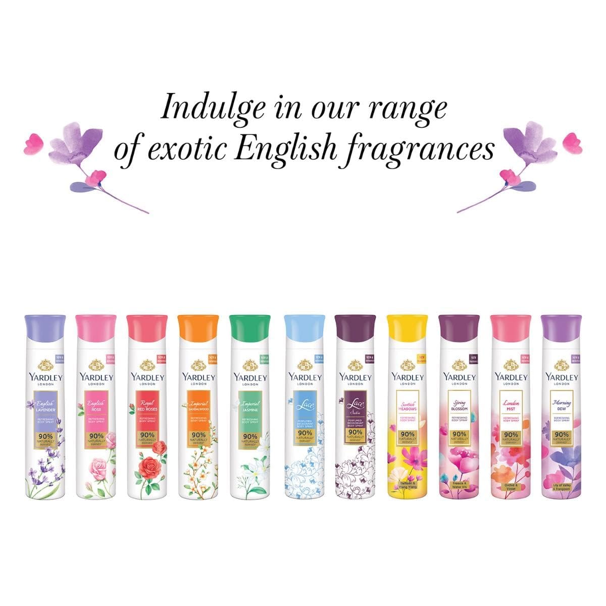 Yardley London - London Mist Refreshing Body Spray Orchid & Violet (150ML)