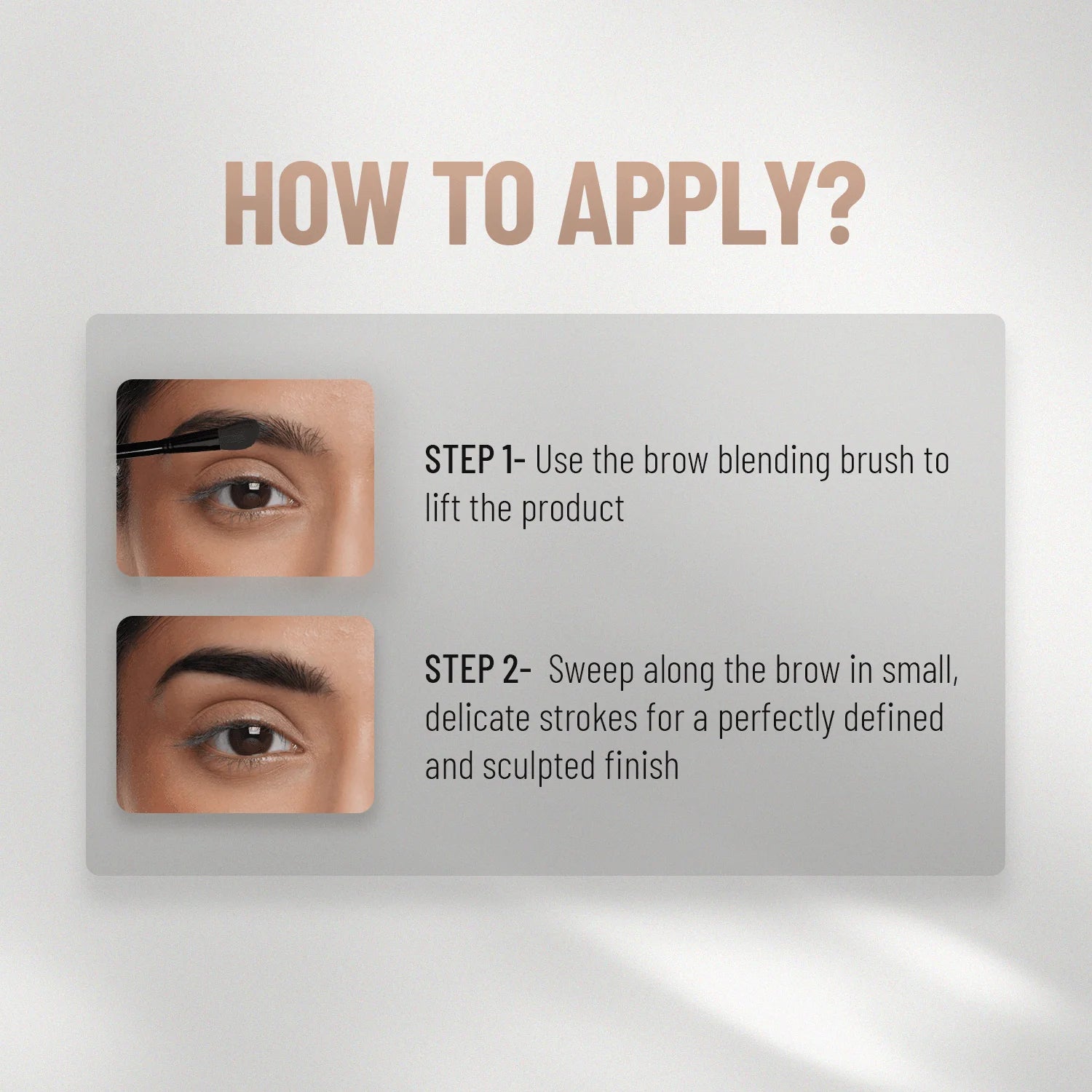 Swiss Beauty - Shape My Brows 3 Brows Powder + 1 Wax Cream