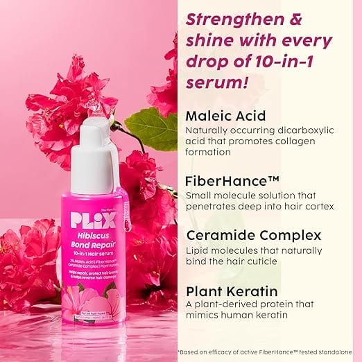 Plix - Hibiscus Bond Repair 10-in-1 Hair Serum (50ML)