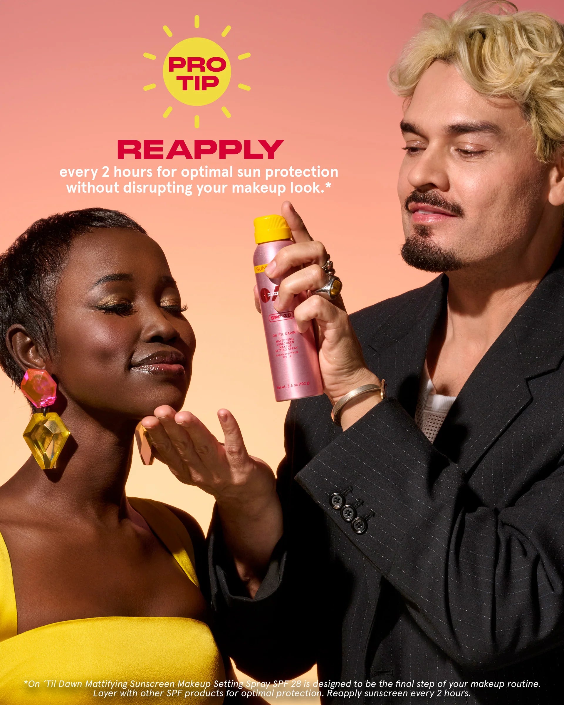 One Size - Spf 28 On 'Till Dawn Mattifying Sunscreen Makeup Setting Spray