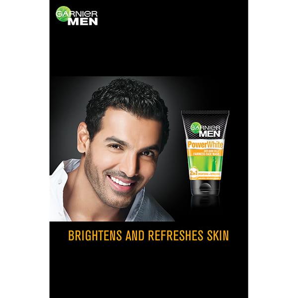 Garnier - Men Power White Anti-Dark Cells Fairness Face (100g)