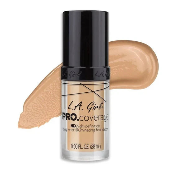 LA Girl Cosmetics L.A. Girl pro coverage long wear illuminating foundation 28ml SOFT HONEY