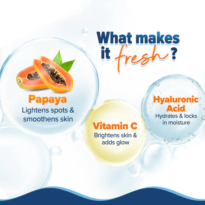 Aqualogica – Glow+ Hydra Gel Moisturizer with Vitamin C & Papaya - (200 g)