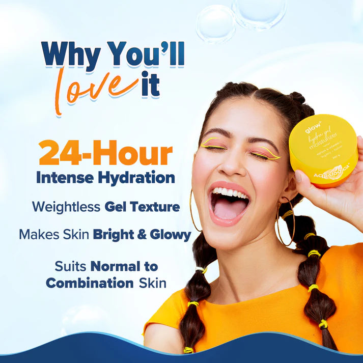 Aqualogica – Glow+ Hydra Gel Moisturizer with Vitamin C & Papaya - (200 g)
