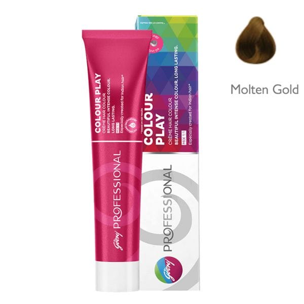 Godrej Professional - Colour Play Cream (Hair Color – Molten Gold) - 70g