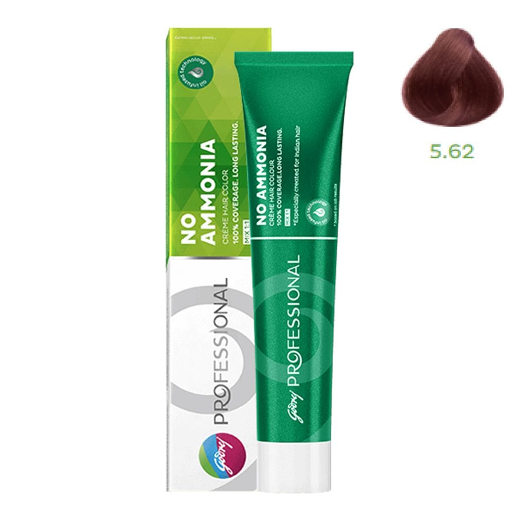 Godrej Professional - No Ammonia Cream (Hair Color – 5.62 Light Brown) - 70g