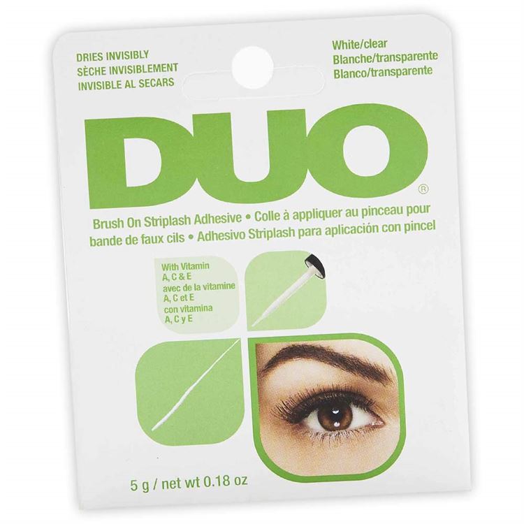 Duo Brush On Lash Adhesive GR with Vitamins A C &amp; E Clear 0.18 oz