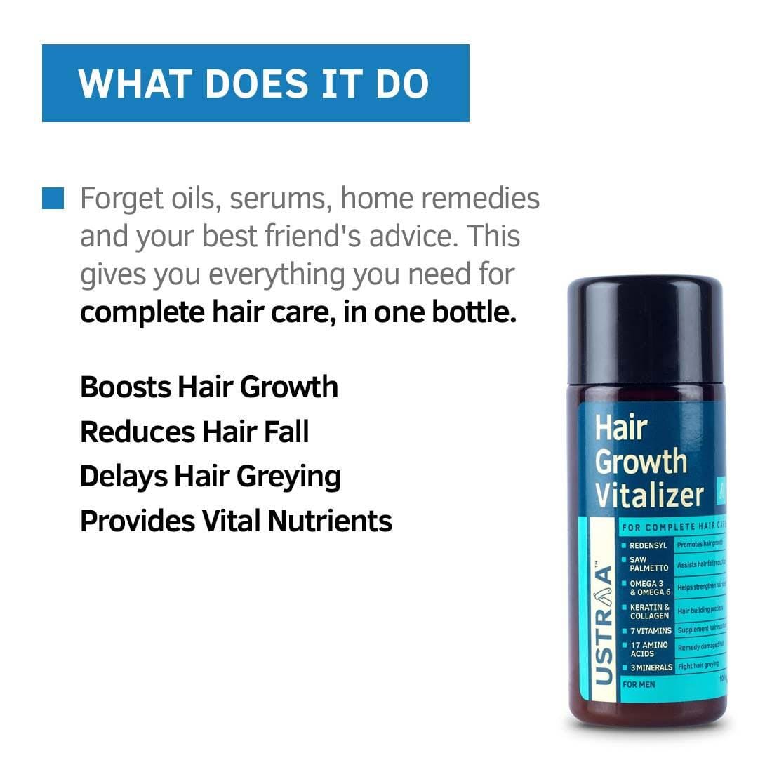 Ustraa Hair Growth Vitalizer - (100mL)