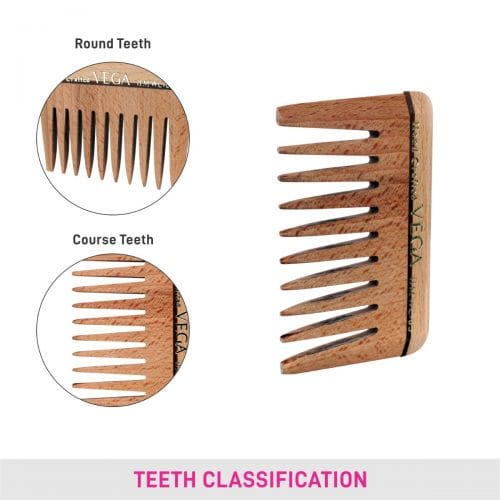 Vega - Wide Tooth Wooden Comb - (HMWC-05)