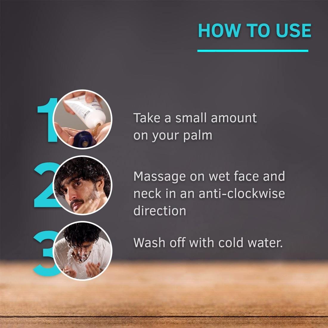 Ustraa Face Scrub for de-Tan For Men - (100g)