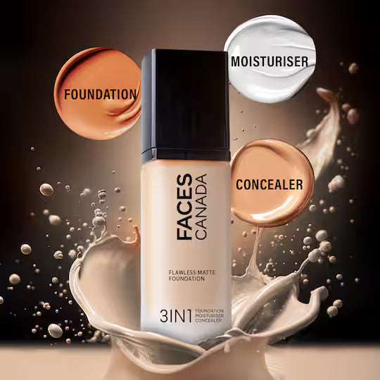 Faces - Canada Flawless Matte Foundation HR Hydration+SPF 18 (30 ml)