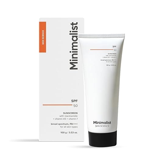 Minimalist - SPF 50 Sunscreen With Niacinamide + Vitamin B5 + Vitamin F