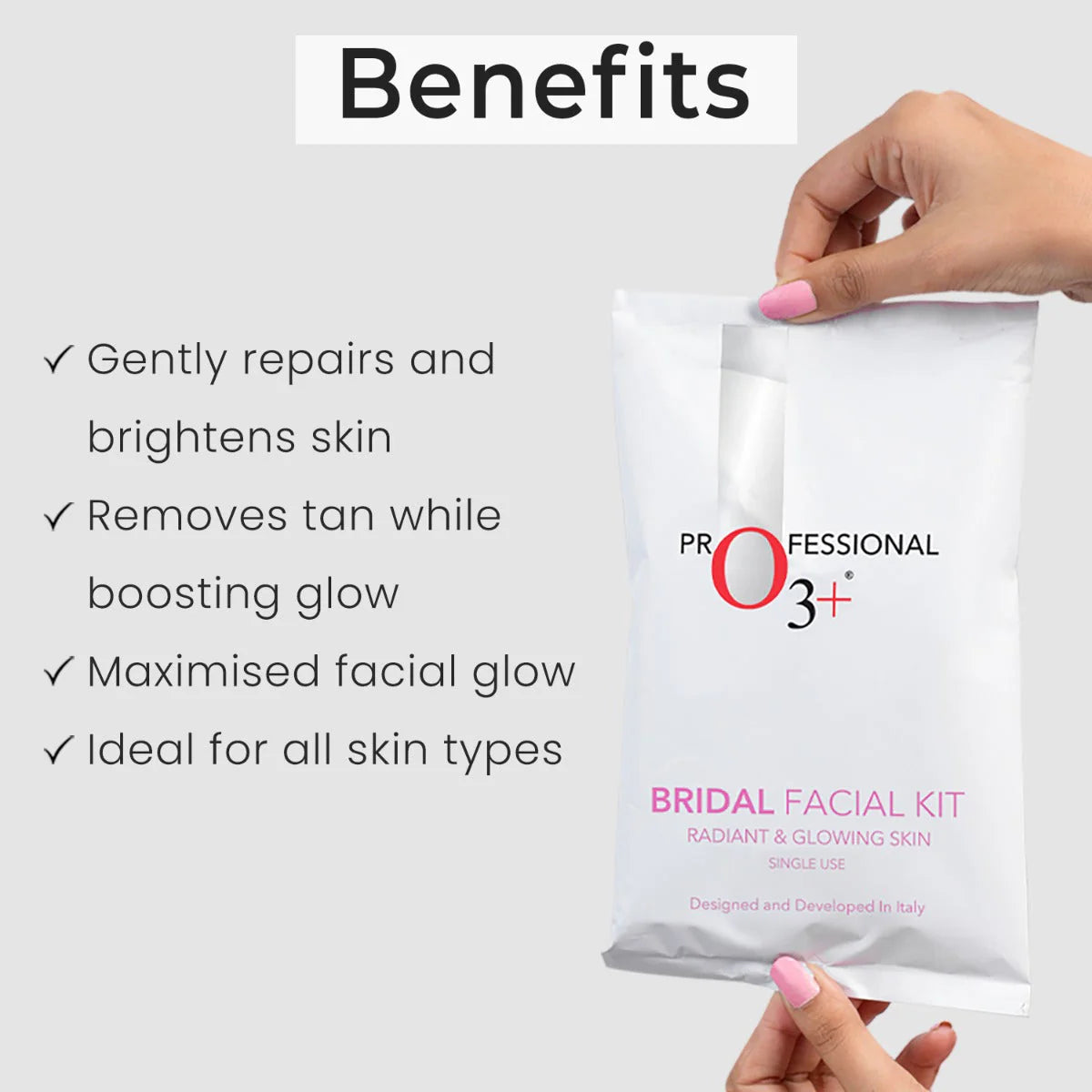 O3+ - Bridal Rose Pedicure & Manicure Kit (50g)