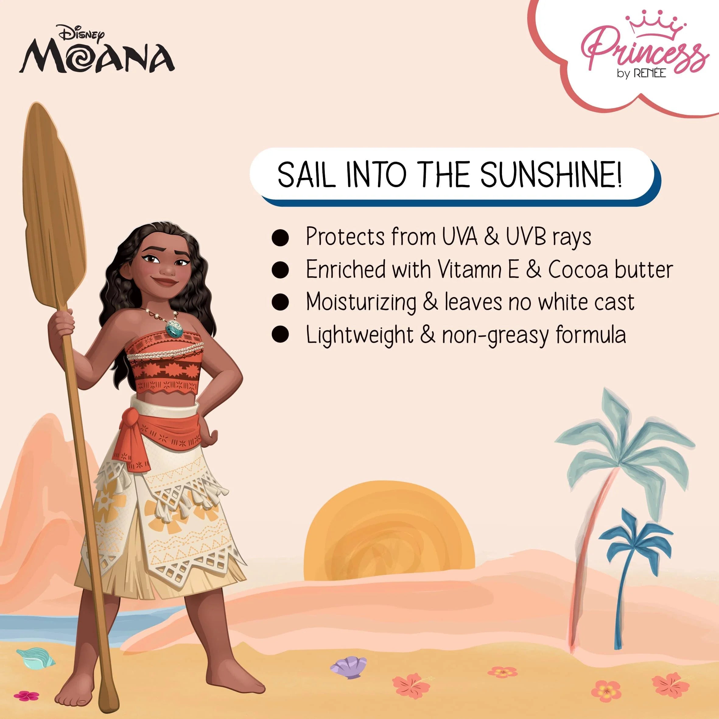 Renee - Princess Moana 50 Spf Sunscreen (50ML)