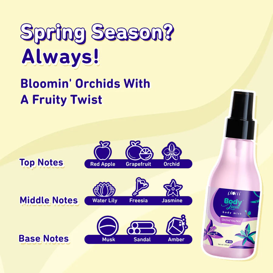 Plum - Body Lovin Body Mist Orchid You Not (150ML)