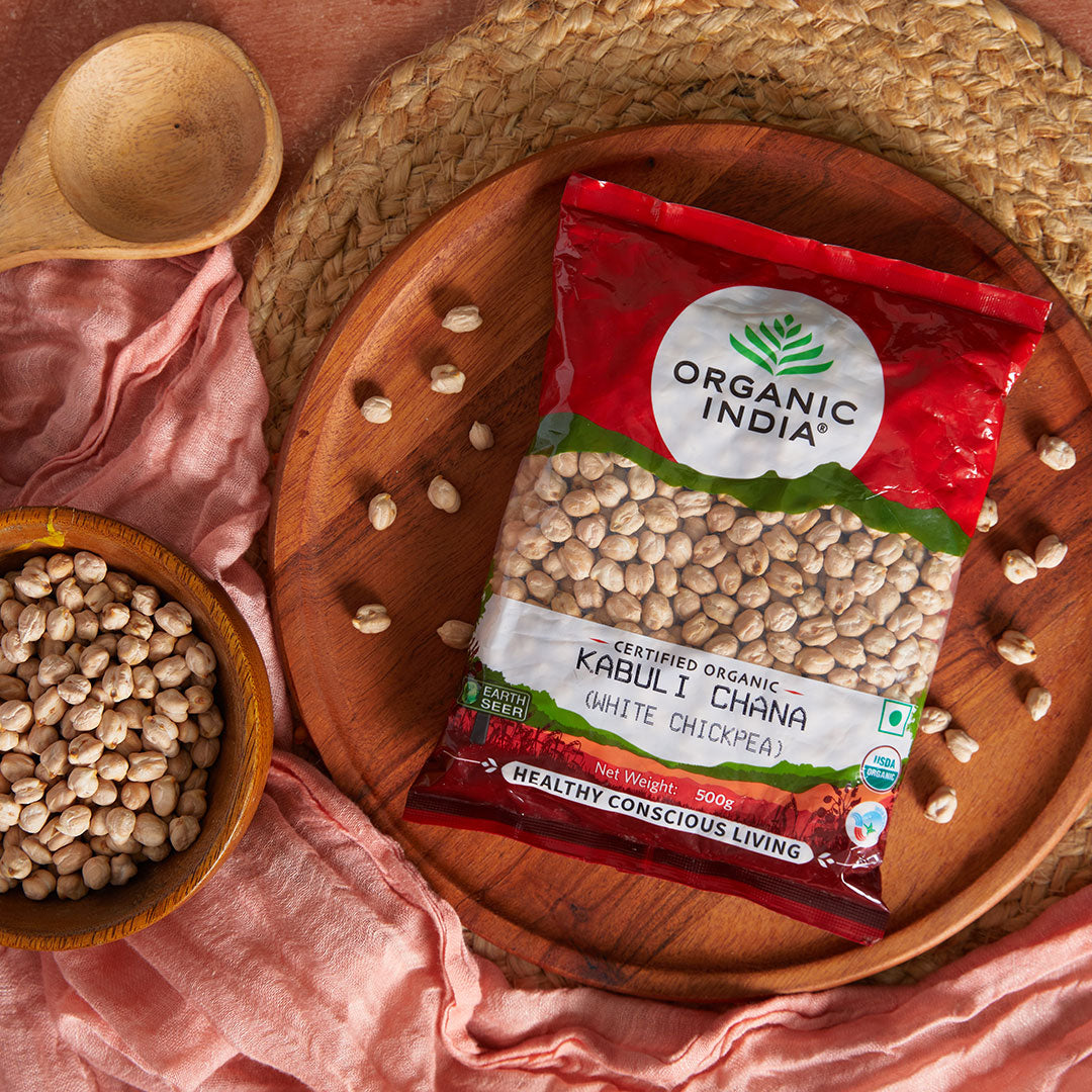 Organic India Kabuli Chana white chickpeas