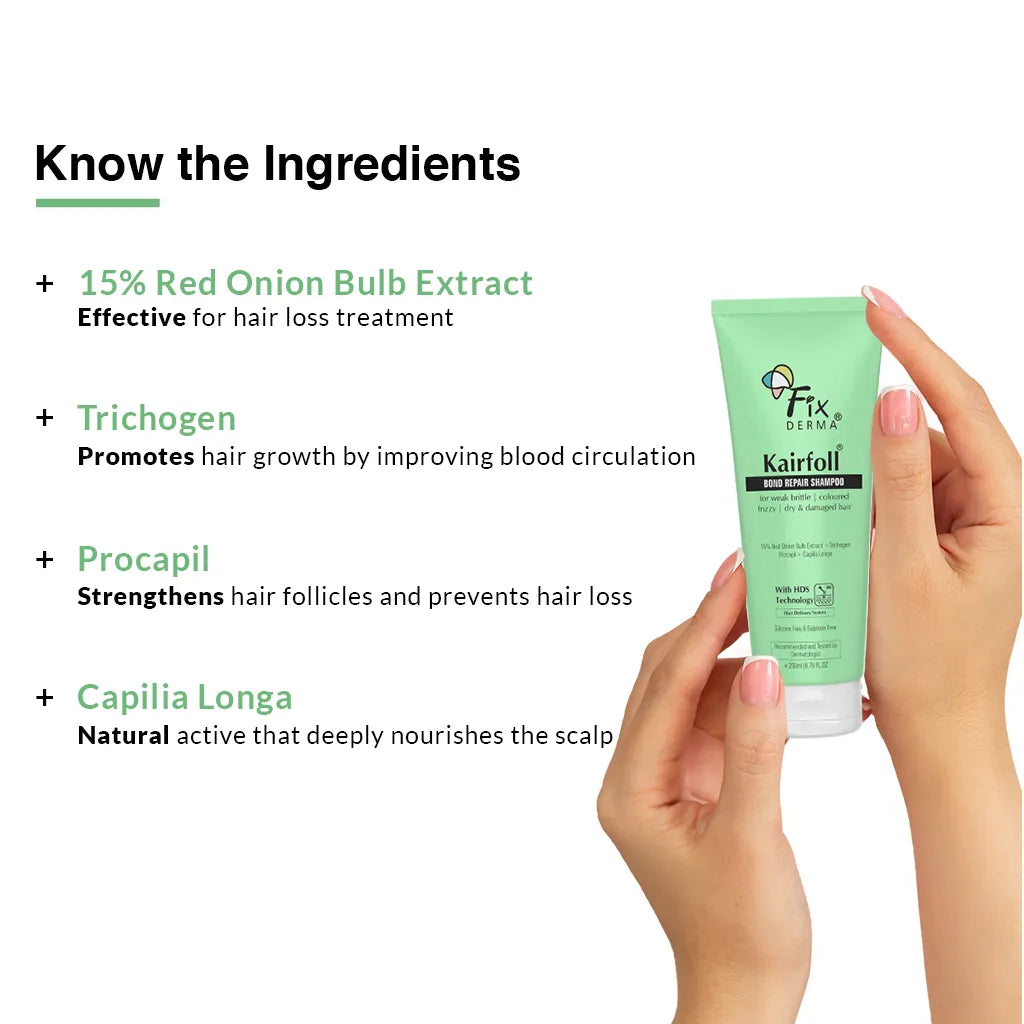 Fix Derma - Kairfoll Bond Repair Shampoo (200mL)