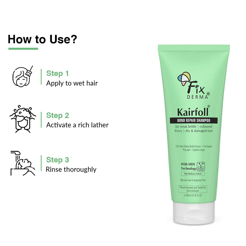 Fix Derma - Kairfoll Bond Repair Shampoo (200mL)