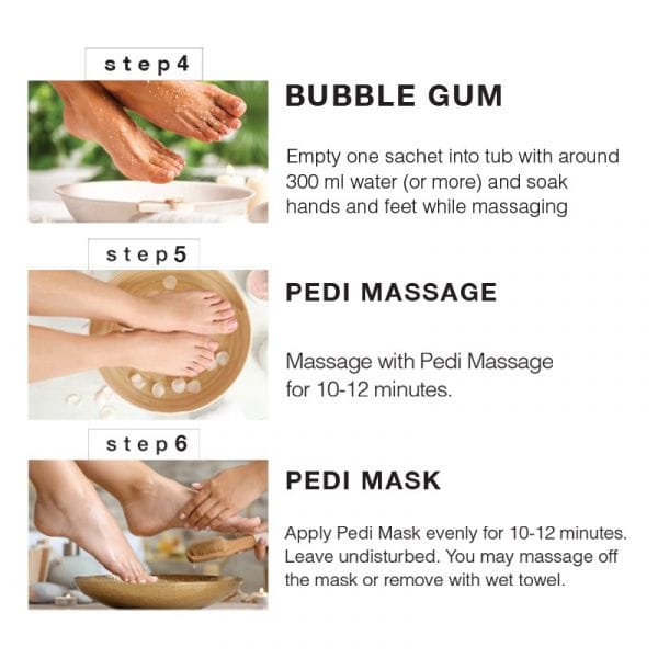 O3+ - Pedilogix Bubblegum Manicure Pedicure Kit (Single Use)