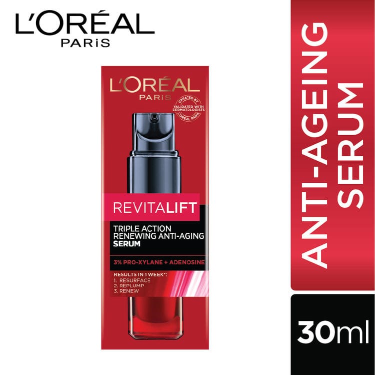 Loreal Paris - Triple Action Renewing Anti-Aging Serum (30mL)