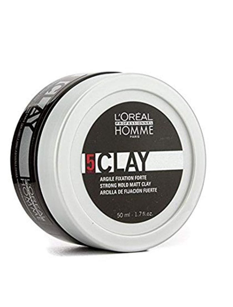 Loreal Professionnel - Homme 5 Clay Strong Hold Matt Clay (50mL)