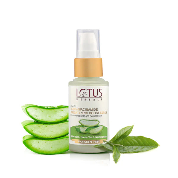 Lotus Herbals - Active Aloe + Niacinamide Brightening Boost Serum