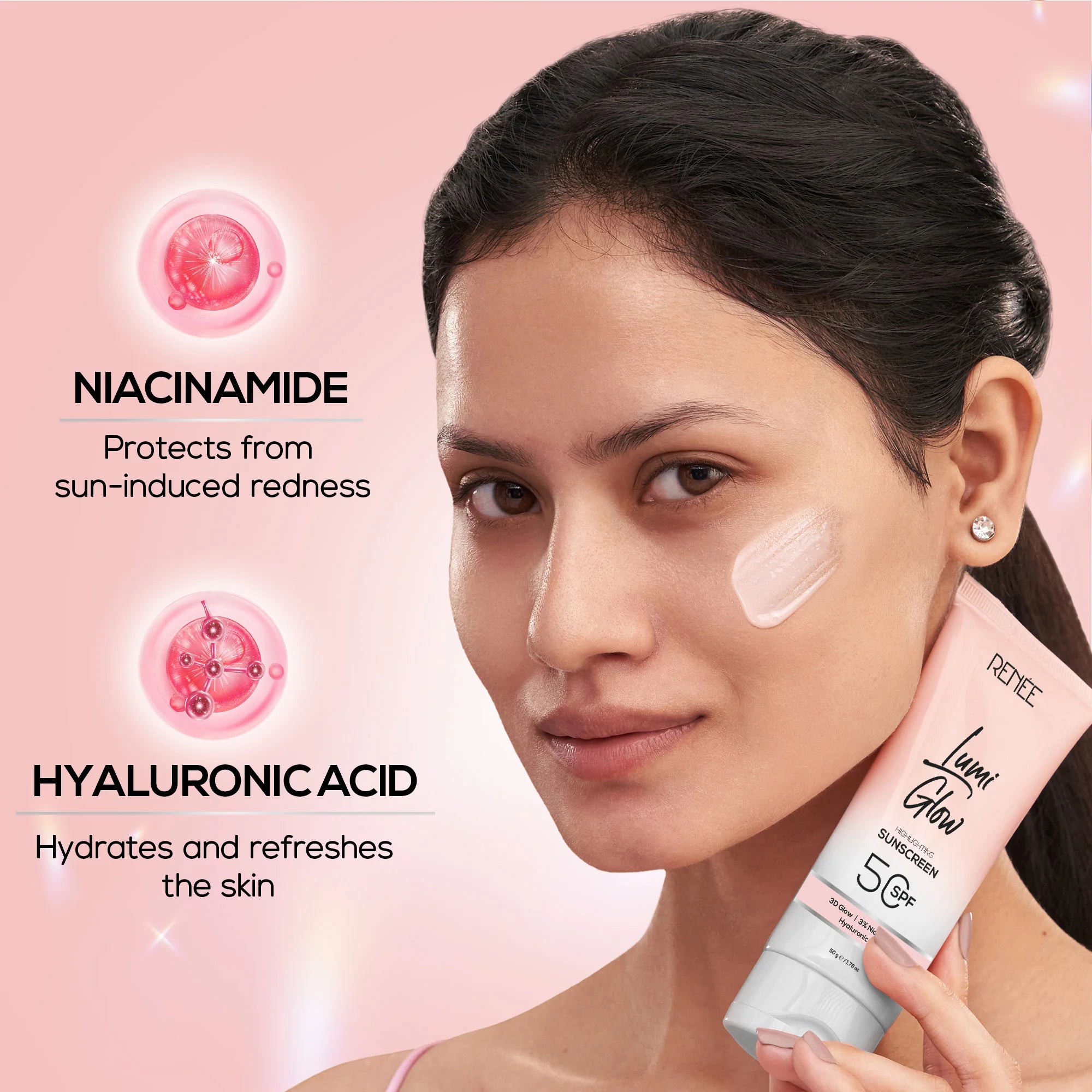 Renee - Lumi Glow Highlighting Sunscreen 50 SPF (50g)