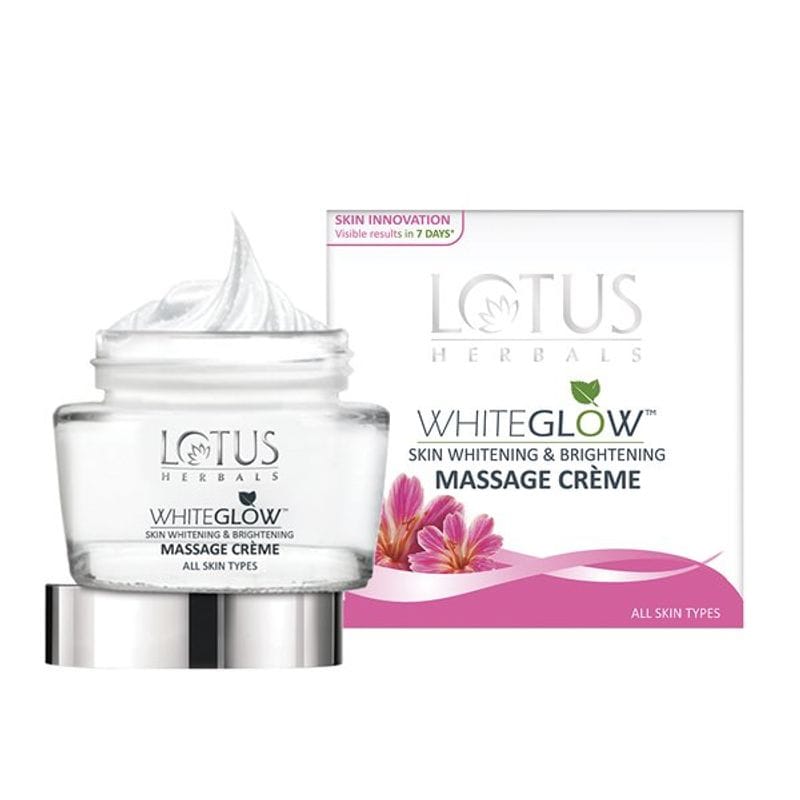 Lotus Herbals - WhiteGlow Skin Whitening & Brightening Massage Cream (50g)