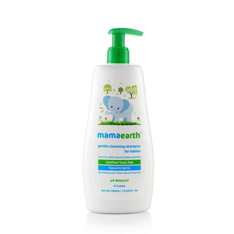 Mamaearth - Gentle Cleansing Shampoo for Babies 0-5 Years (400mL)