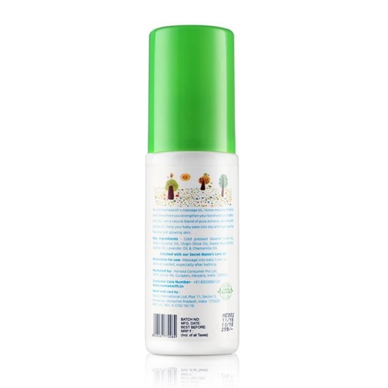 Mamaearth Soothing Massage Oil for Babies 0-5 Years (100mL)