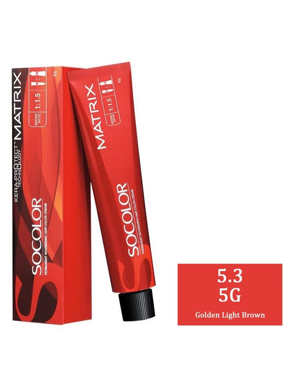 Matrix - 5.3 5G (Golden Light Brown) SOCOLOR Hair color (90g) - BEAUTY BRATS