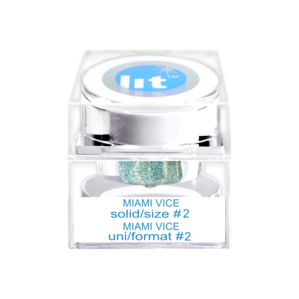 Lit Cosmetic Lit Glitter Miami Vice Solid/Size #2 4g