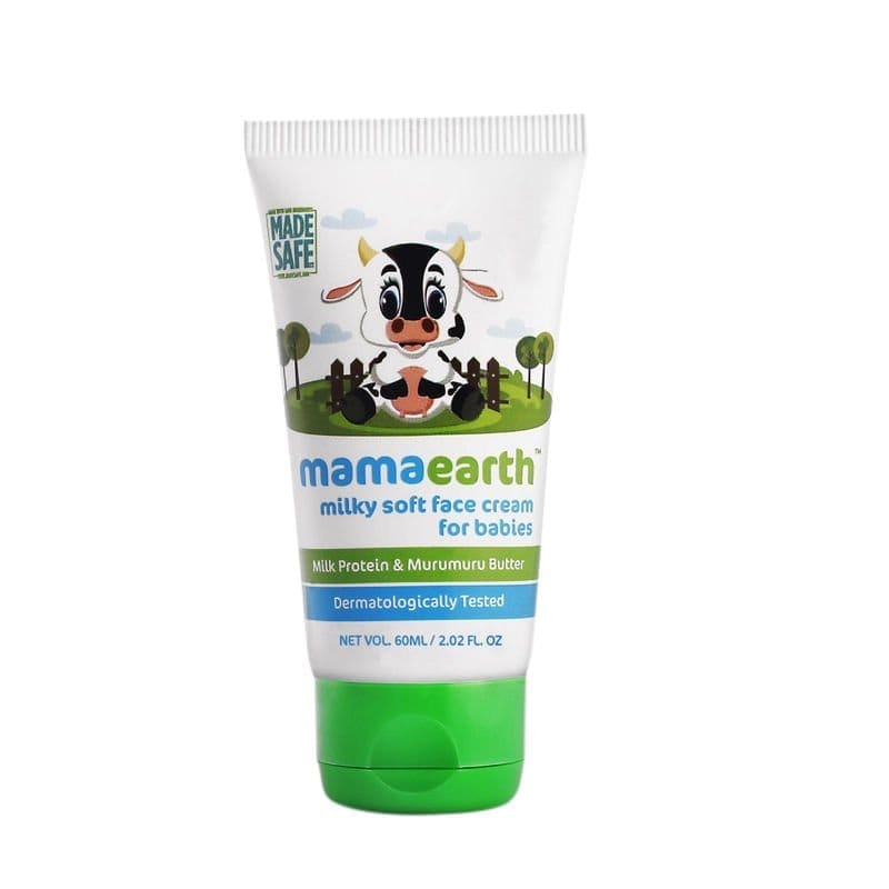 Mamaearth - Milky Soft Face Cream for Babies with Milk Protein Murumuru Butter (60g)