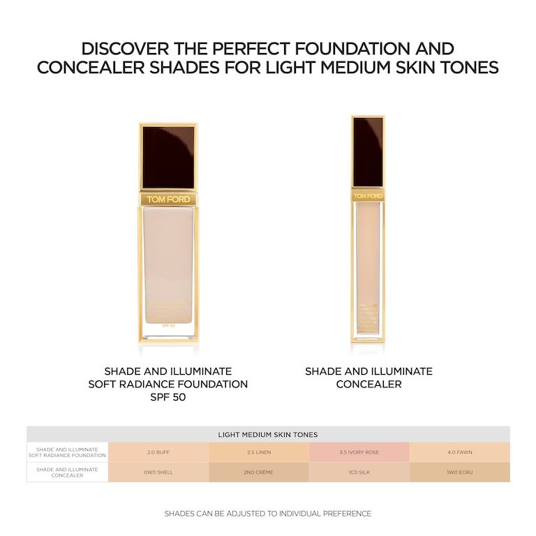 TOM FORD SHADE AND ILLUMINATE SOFT RADIANCE FOUNDATION SPF 50 (30ml) 0.0 Pearl