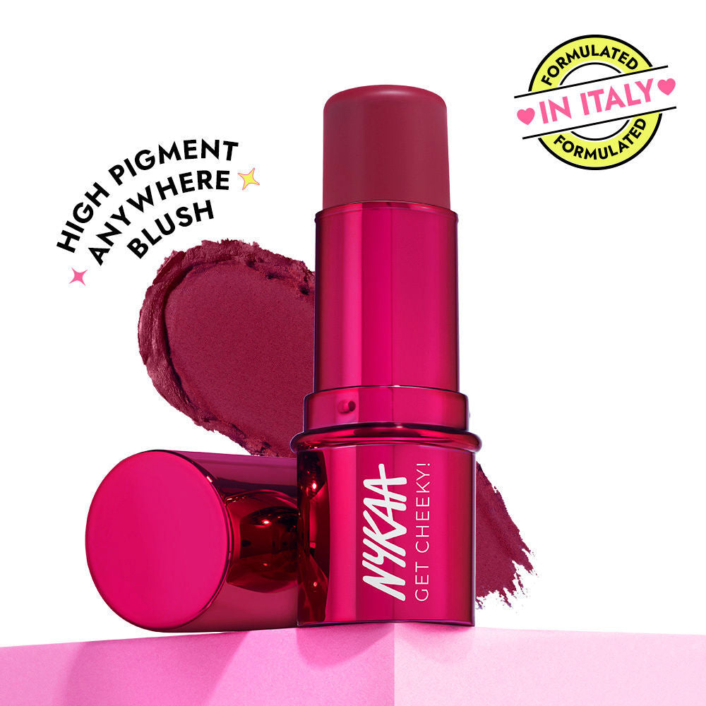 Nykaa Cosmetics Get Cheeky Blush Stick (8g) Rosy Rush