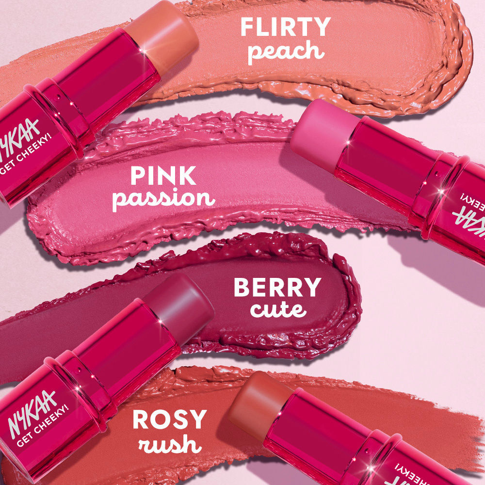 Nykaa Cosmetics Get Cheeky Blush Stick (8g) Rosy Rush