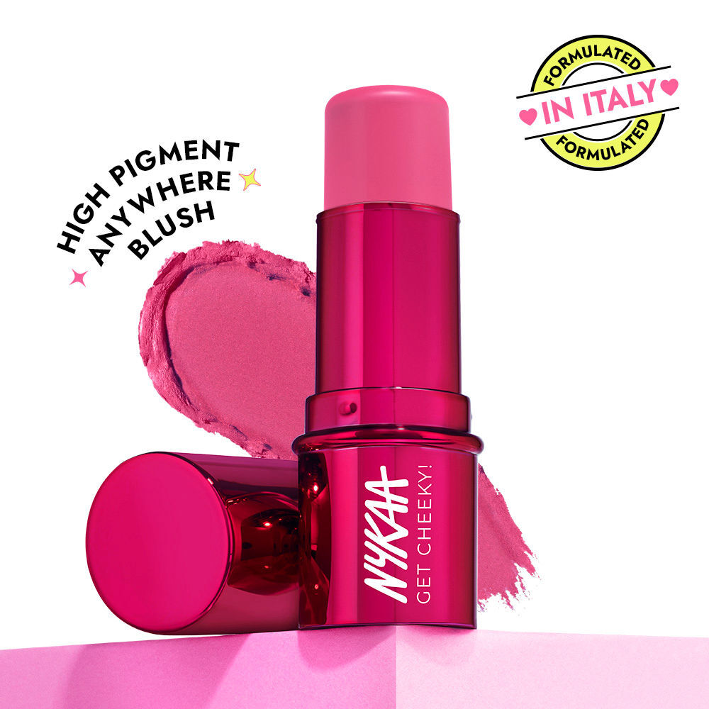 Nykaa Cosmetics Get Cheeky Blush Stick (8g) Rosy Rush