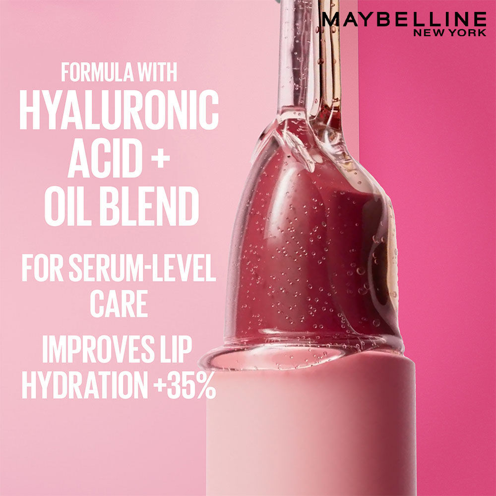 Maybelline Serum Matte Lipstick - 8Hr hydration, One-Swipe Bold Color 4.2g 001 Crop Top