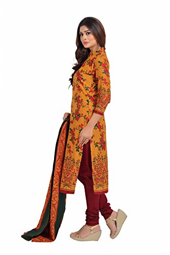 Miraan women’s printed cotton salwar suit detail