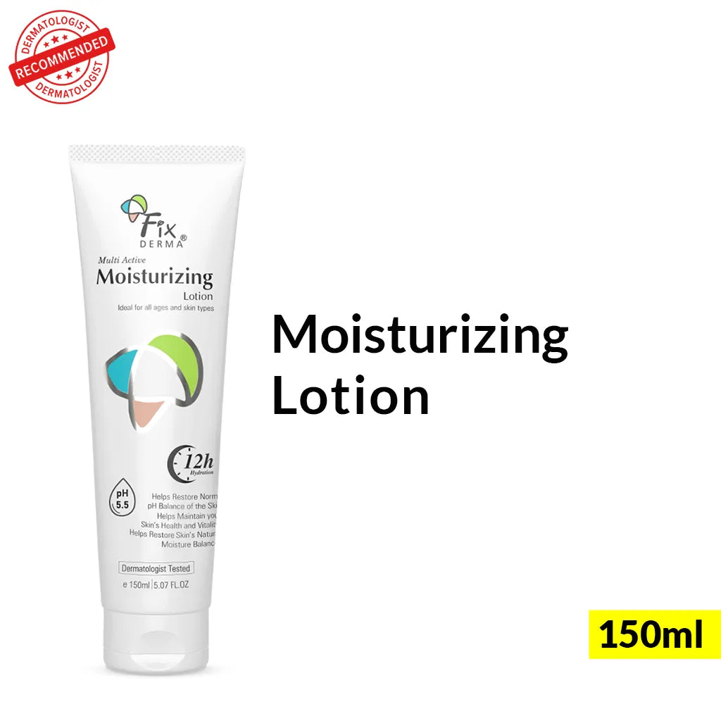 Fix Derma - 1% Sodium PCA, 2% Shea Butter, 0.5% Vitamin E - Moisturizing Lotion (150mL)
