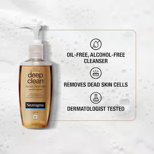 Neutrogena - Deep Clean Facial Cleanser (200Ml)