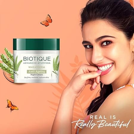 Biotique - Wheatgram Anti Ageing Night Cream