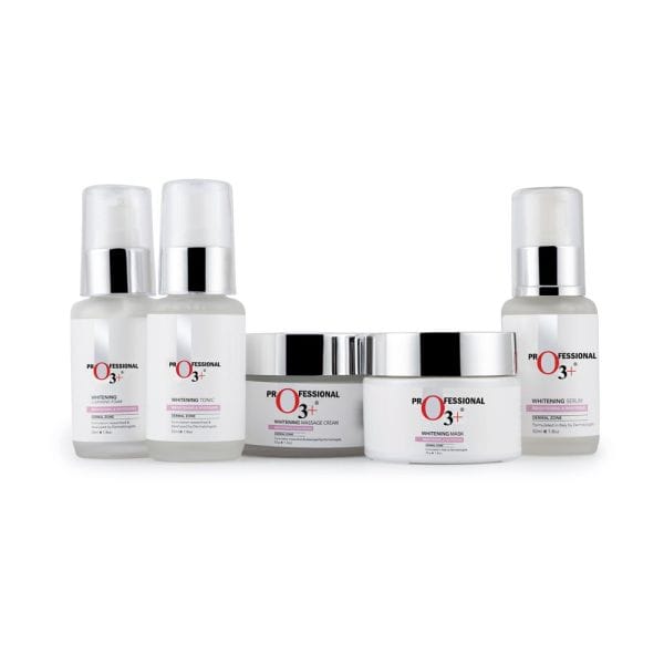 O3+ -  Professional Whitening Facial Kit for Tan-Pigmented Skin Radiance & Shine (150ml+100gm)