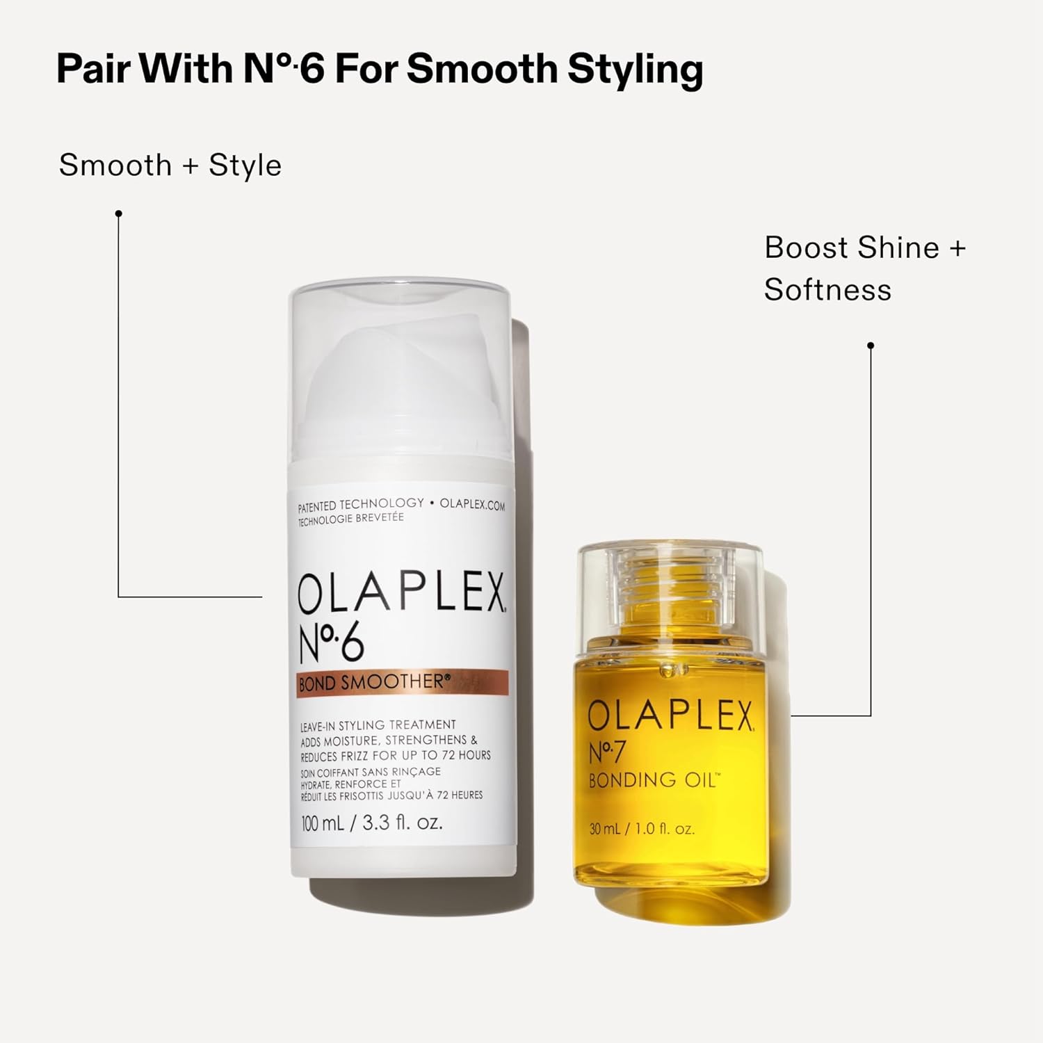Olaplex Nº. 7 Bonding Oil: High Shine | Heat Protectant, Visibly Smooths & Softens Hair, Added Color Vibrancy, Up to 72 Hour Frizz Control | For Coily, Curly, Straight, and Wavy - BEAUTY BRATS