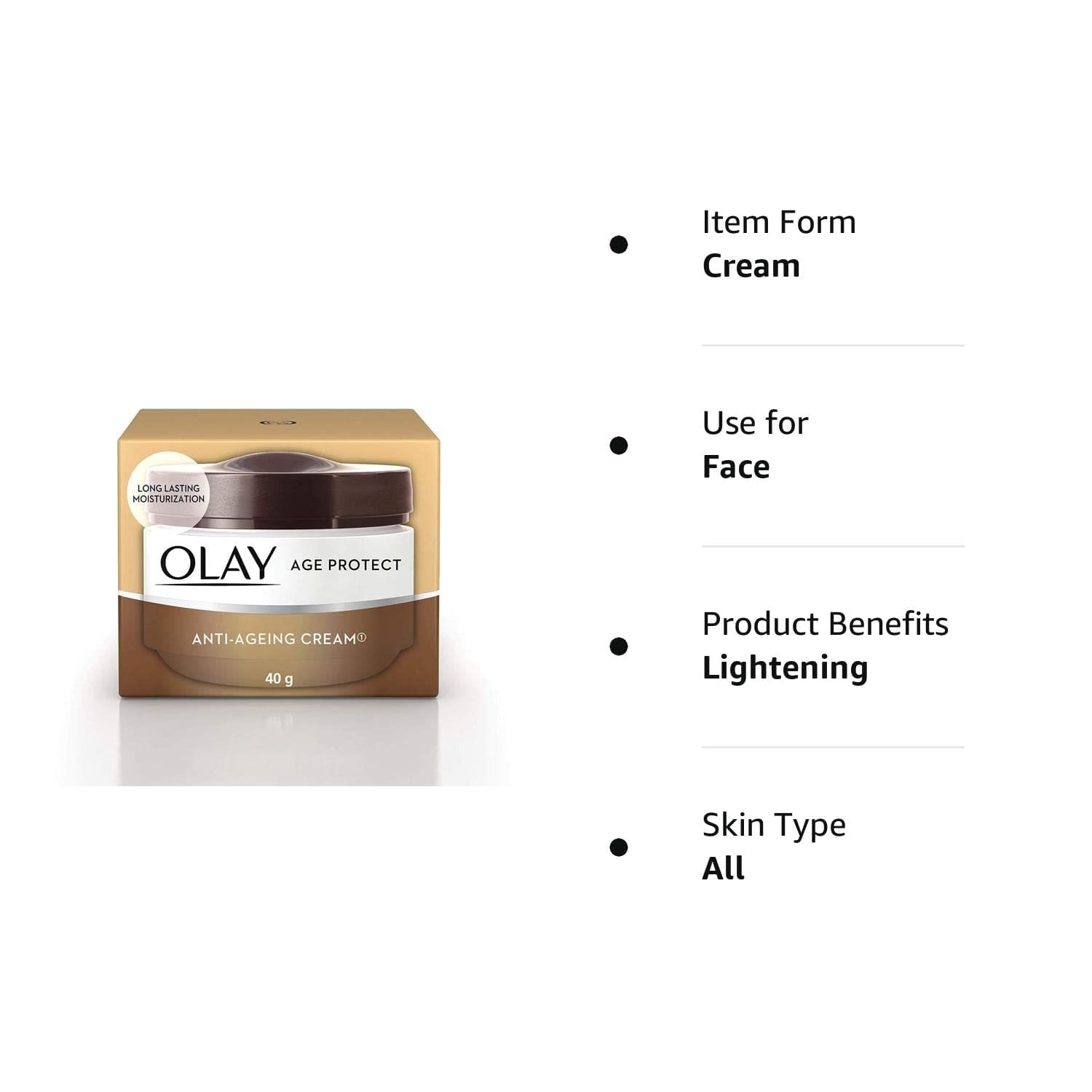 Olay - Age Protect Anti Ageing Cream (40g) - BEAUTY BRATS