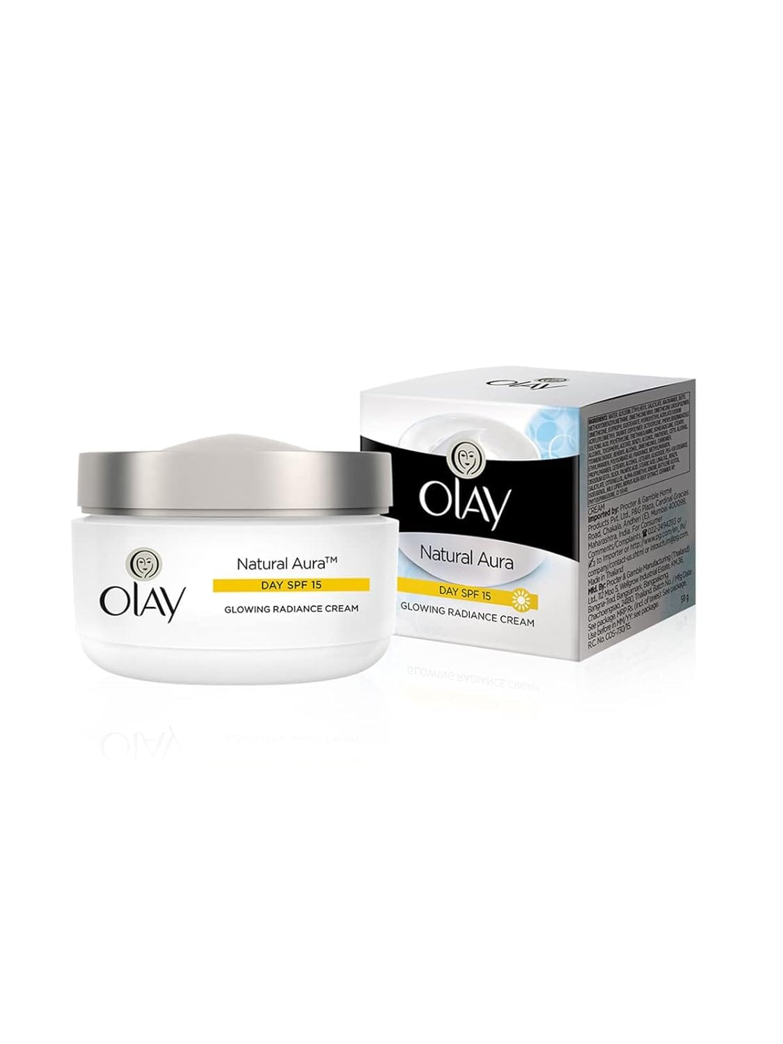 Olay - Natural Aura Spf 15 Glow Radiance Cream (50g) - BEAUTY BRATS